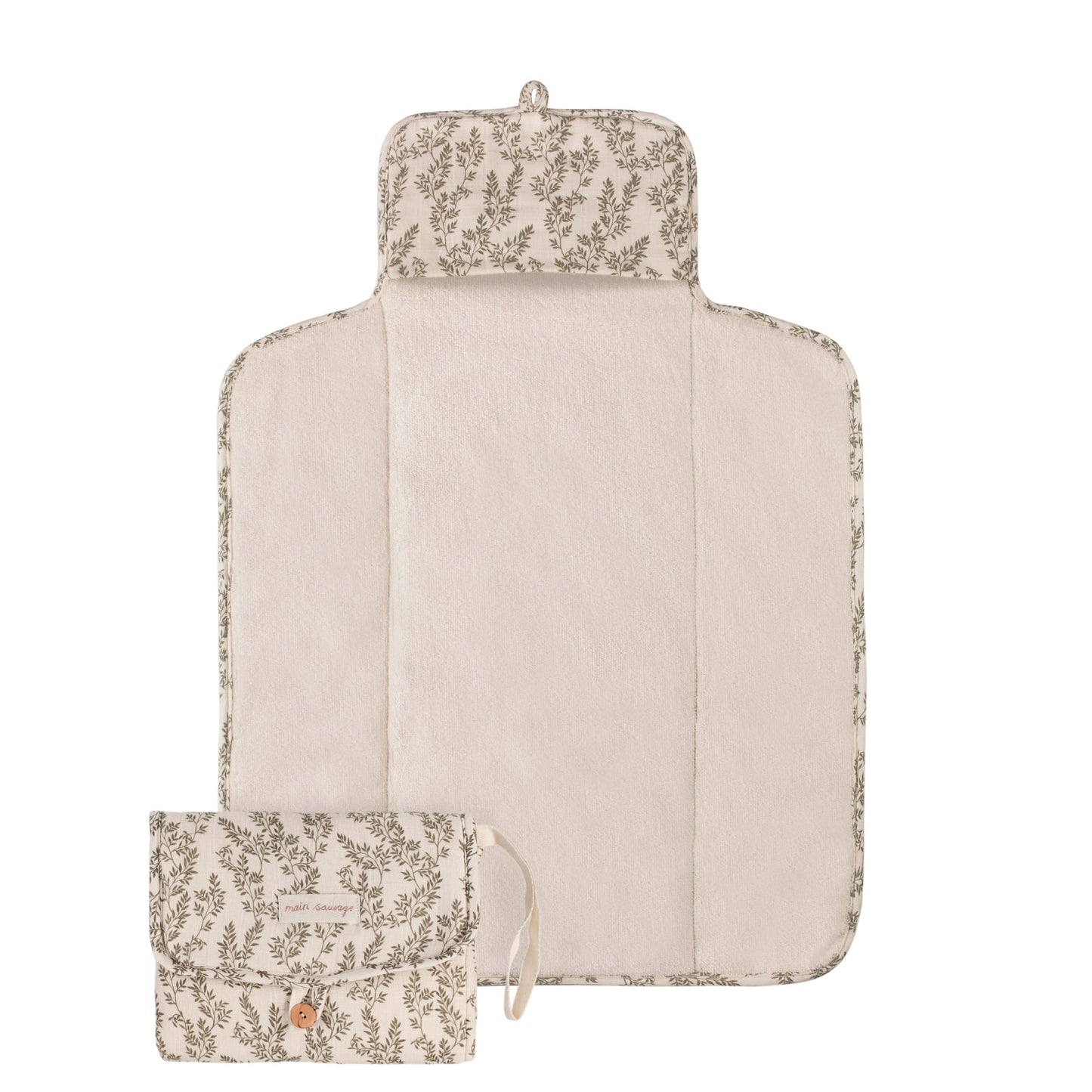 Cadeau de naissance bébés matelas à langer de voyage Main Sauvage
