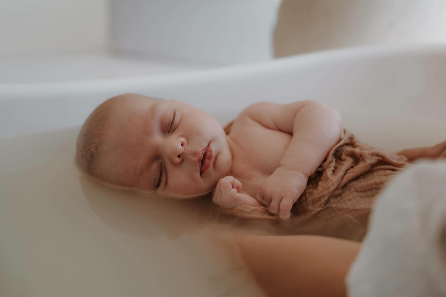 Cadeau de naissance Bain enveloppé bébé Nantes