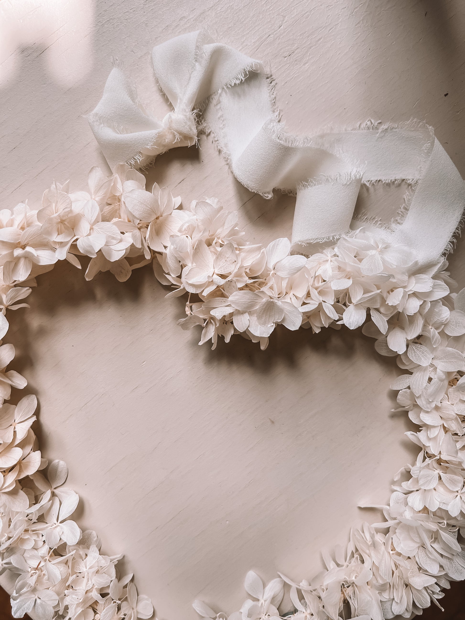 cadeau de naissance original coeur fleurs séchées